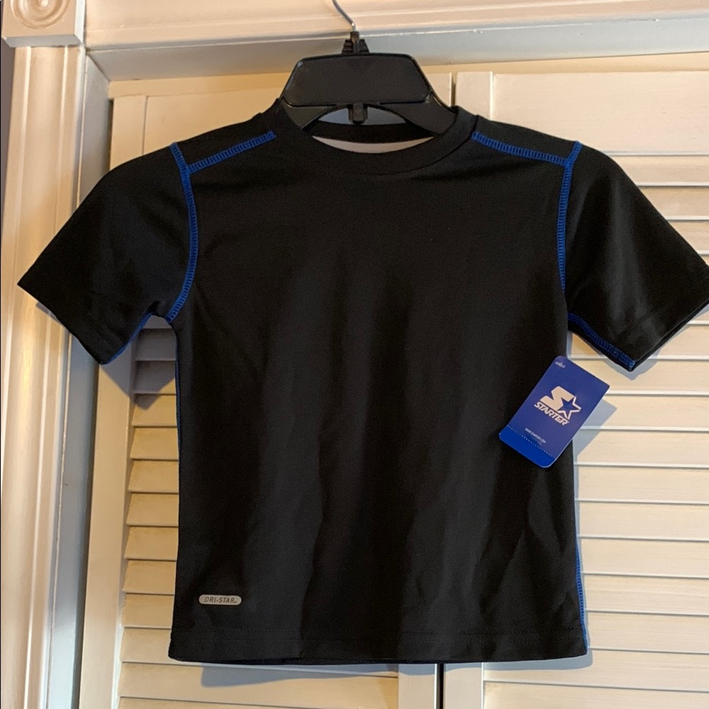 Starter Black and Blue Athletic T-Shirt